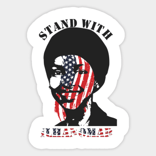 stand with ilhan omar Sticker